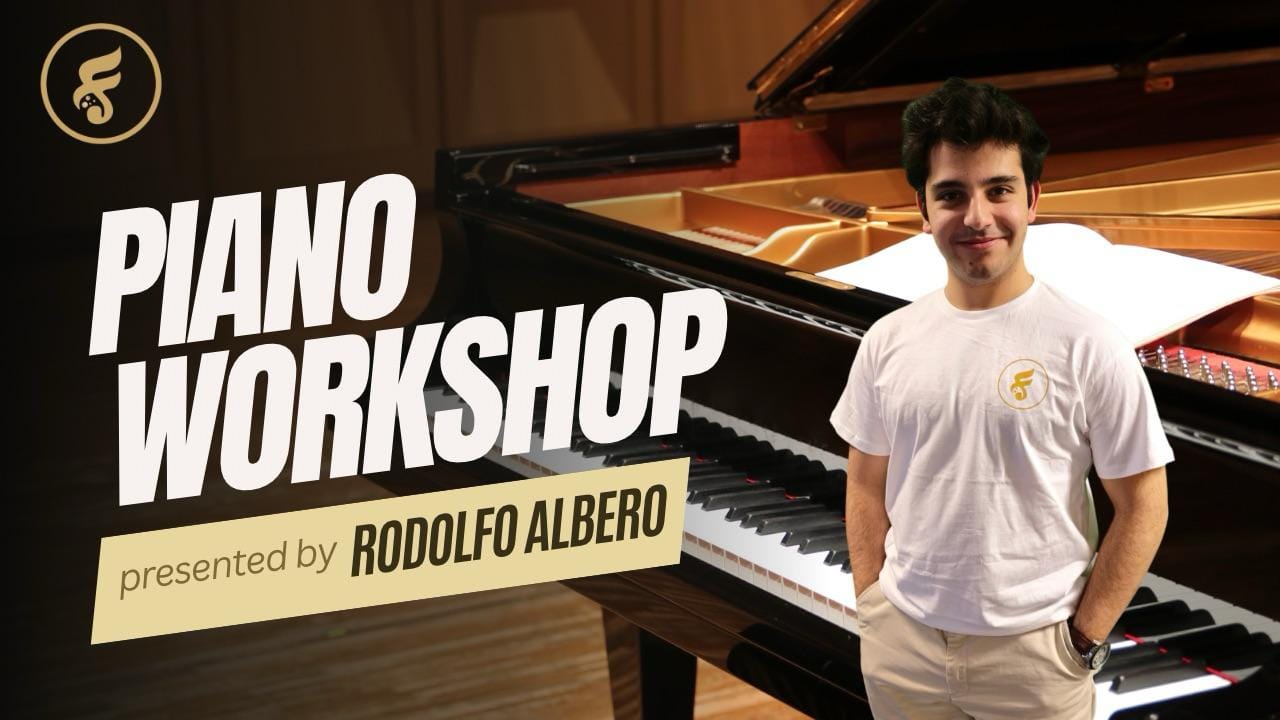 PIANO LIVESTREAM WORKSHOP HOSTED BY RODOLFO ALBERO